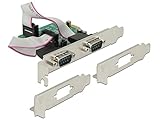 Anschlüsse:   extern: 2 x Seriell RS-232 DB9 Stecker   intern: 1 x PCI Express x1, V2.0