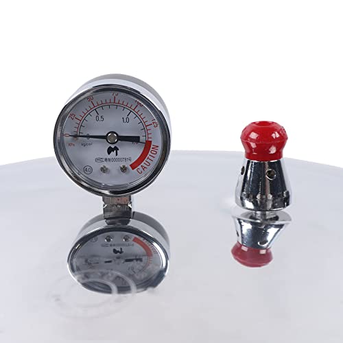 23 Quart Pressure Canner And Cooker With Pressure Gauge 10Psi Explosion Proof Safety Valve Extra-Large Size For Big Canning Jobs, Gas Stoves #TOP4