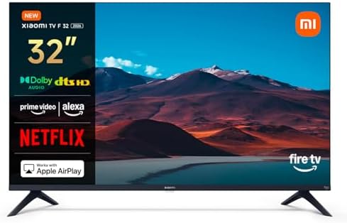 XIAOMI TV F 32, 32 Inch (81 cm), HD, Smart TV, Fire TV, Dolby Aud...
