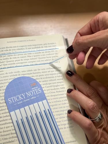 Kit Sticky Note com 320 notas - Azul e Vermelho