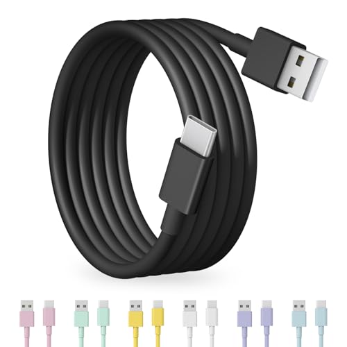 Image of USB to USB C Cable for iPhone 17 16 15 Type C Carplay 5FT USB C Cable Black