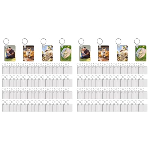 Porte-clés sublimation double face mdf anti-rayures pour création artisanale
