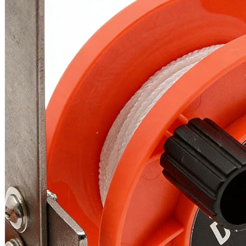 Carrete de buceo para playa al aire libre con cabo de nailon resistente de 88 m 8