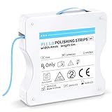 Zahn Schleifpapier, AISEELY Dental Polierstreifen, Fein Größe - 4mm Breite - 6M/Rollen/Box, Zahnschleifpapier Interdental Schleifwerkzeuge zum Polieren von Zähnen (Blau-1 Stück)