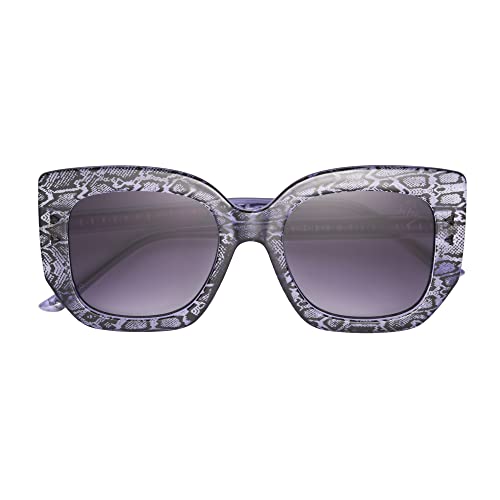 Betsey Johnson Serpent Ladies Sunglasses, Purple Snakeskin, 52mm4