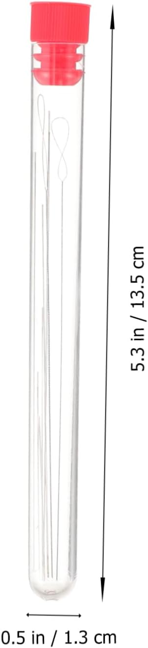 STOBOK Portable Eye Beading Needles DIY Craft Tool for Jewelry Making Easy Threading Durable Design for Multi-Strand Necklaces and Beaded Bracelets