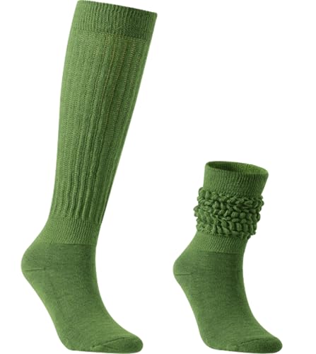 Image of Galsang Women's Slouch Socks, Long Scrunch Knit Casual Socks for Girls, B206