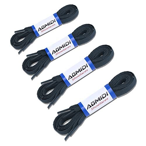 AOMIDI �t���b�g�V���[���[�X ��5/16�C���` �C�Ђ� 4�y�A �A�X���`�b�N �����j���O �X�j�[�J�[ �V���[�Y �u�[�c�X�g�����O �����p, �l�C�r�[�u���[, 54" inches (137 cm)