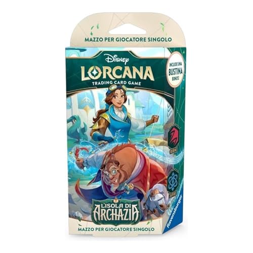 - Disney Lorcana TCG Set 7: Island Rubí e Zaffiro Giochi Di Carte Per Adulti E Bambini Con 60 8 Anni In Su Collezionabili Regalo Bambino 8 Anni