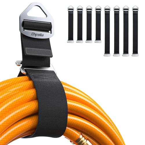 8er-Pack [Einhandbedienung/Schwerkraftspannung] Verlängerungskabel-Organizer, Verstellbarer Schlauch, Seil, Kabel Organisation und Aufbewahrung für Garage, Werkstatt, Wohnmobil, Geschenkset für Männer