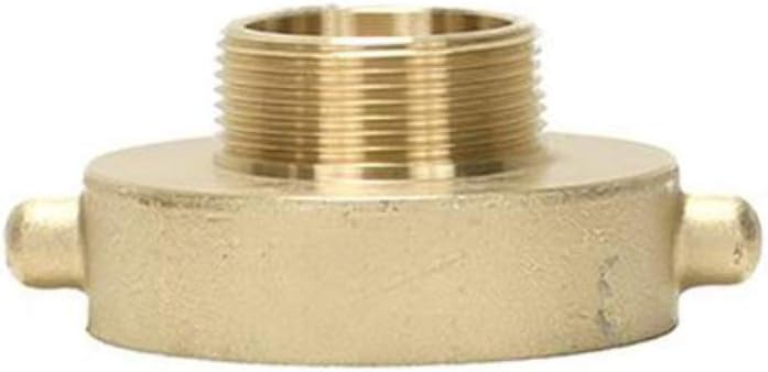 Dixon Valve HA2530 Equiv. Adapter, Brass, 2.5" Female NH/NST, 3" Male NPSH, Pin, Fast