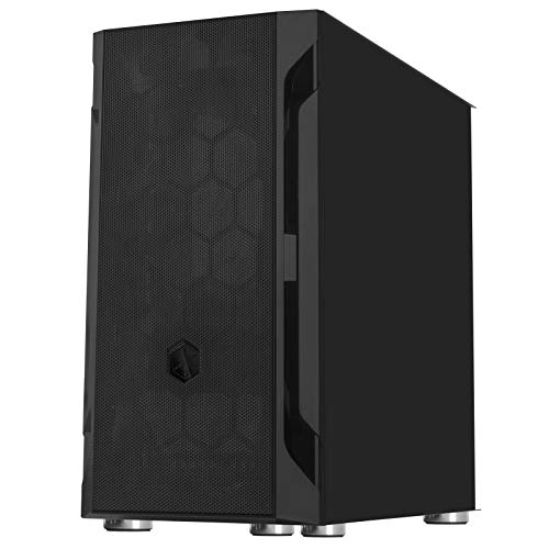 Image of Silverstone Technology FARA H1M Tempered Glass, Black, Mid-Tower Micro-ATX Case with Mini-DTX and Mini-ITX Support, SST-FAH1MB-G