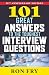 101 Great Answers to the Toughest Interview Questions