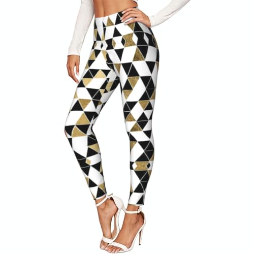 Pantalones de entrenamiento con estampado de triángulos para mujer activewear