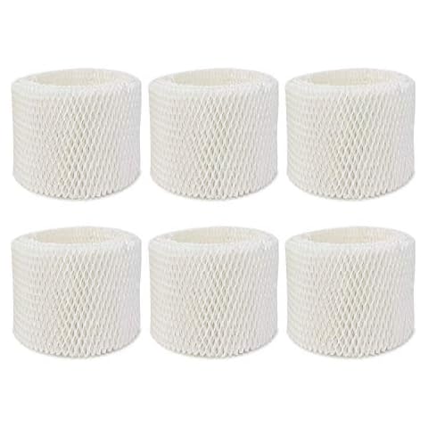 Extolife 6 Pack WF2 Humidifier Filters for Vicks Humidifier V3100 V3500 V3600 V3700 V3800 V3850 V3900, for Honeywell HCM-350 HCM-630 HCM-300T, for Kaz 3020, for Sunbeam 1118 1119, ECM-250i, ECM-500 Cover