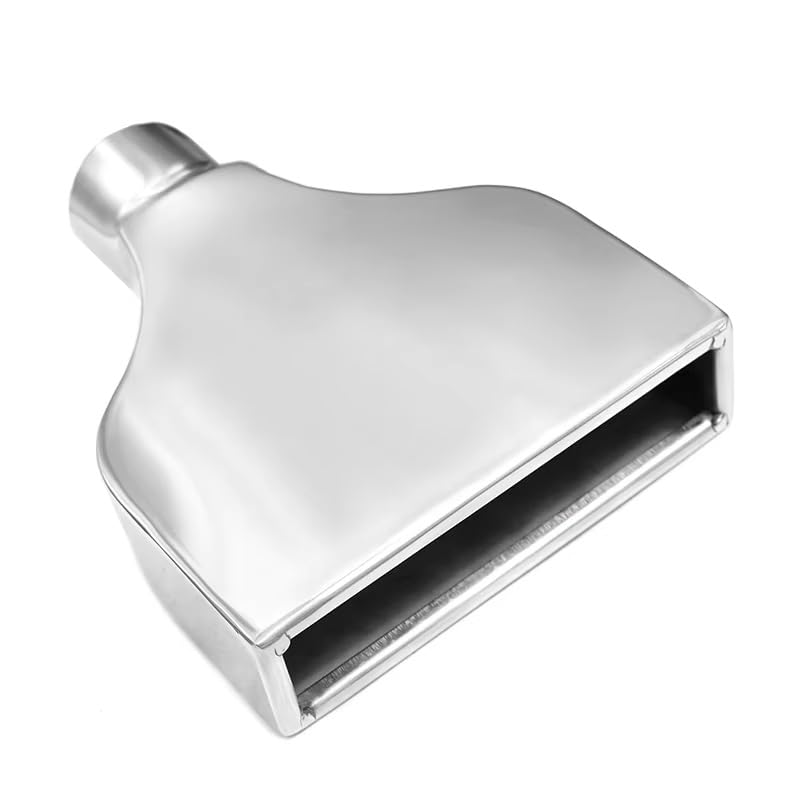 Embout d'échappement haut de gamme en inox roulé pour finition élégante