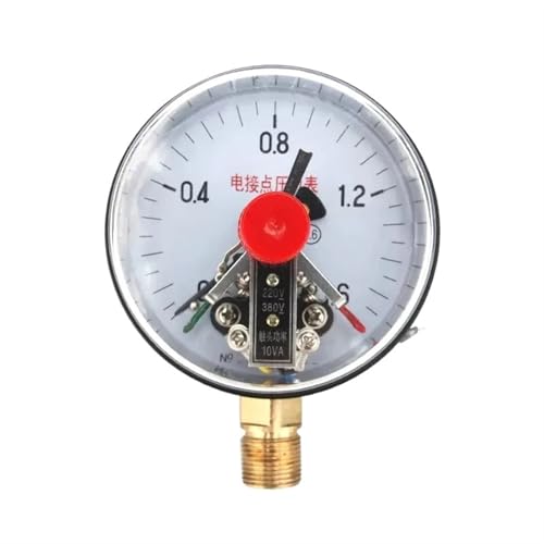 Contrôle de pressostat 10 VA avec manomètre à contact électrique pour réguler la pression