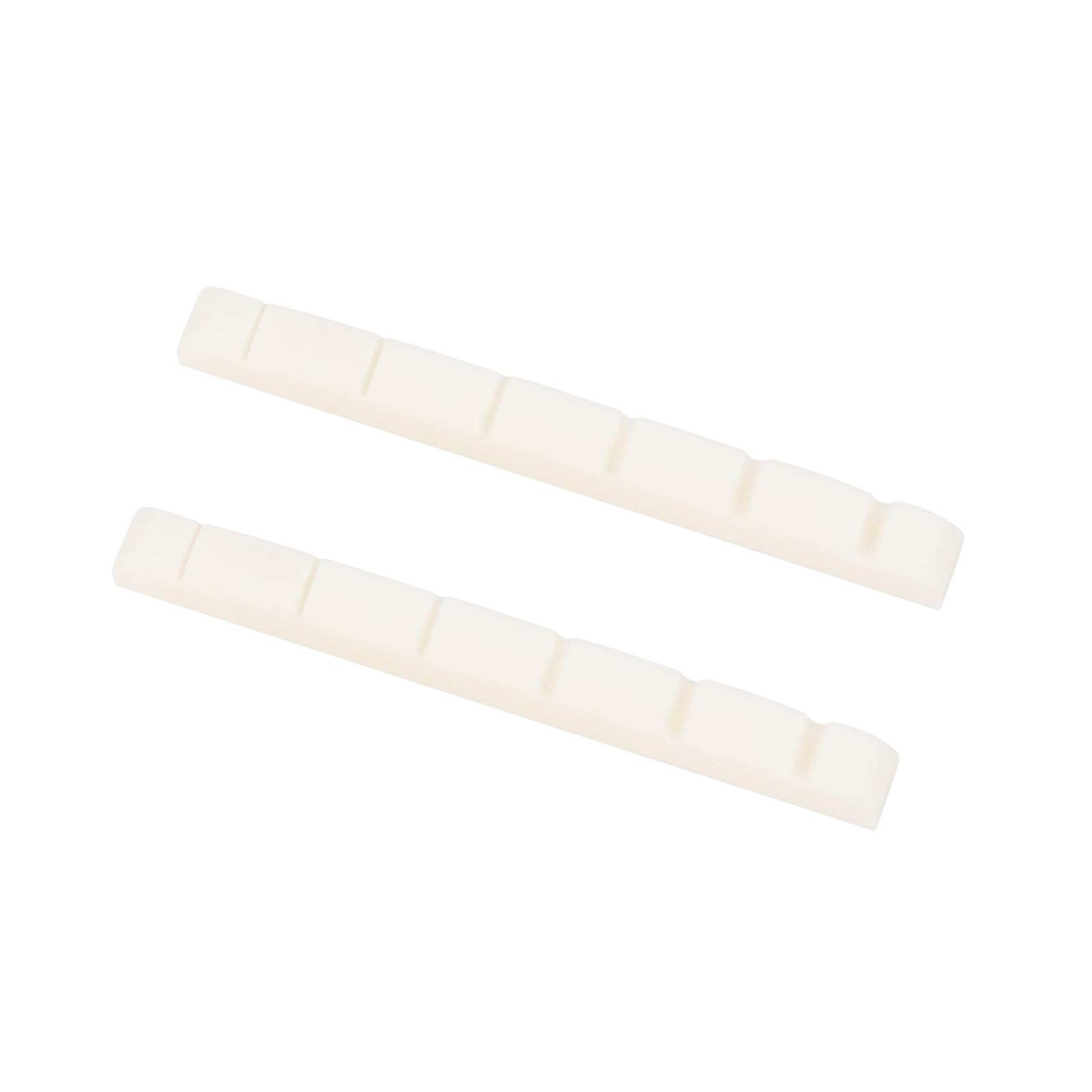 Banworks 6-String Electric Guitar Nuts with Flat Bottom Cattle Bone Nuts Pre-Slotted Nuts Replacement Part for Strat ST Tele Guitars Pack of 2 JT/XZ-01 42x3.5x4.5/3.5mm (1-21/32"x9/64"x11/64") - Image 4