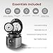 CUCKOO Twin Pressure Rice Cooker 6-Cup Uncooked / 12-Cup Cooked with Nonstick Inner Pot, Versatile Rice Maker & Warmer with 16 Menu Options, Open Cooking Mode, Voice Guide, Gray (CRP-ST0609FG)