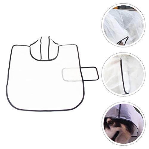 VILLCASE Capa de Chuva para Cachorro Grande Ao Ar Livre Roupas ImpermeÃ¡veis â€‹â€‹AjustÃ¡veis â€‹â€