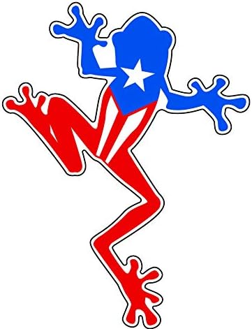Car Decals Puerto Rico Flag & Coqui Frog Decal - Patriotic Vinyl Sticker For Car, Laptop, Truck Coqui Frog Puerto Rico Sticker - Foto 5