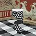 Chicken Wire Canvas Wired Edge Ribbon - 10 Yards (Black, White, 1.5