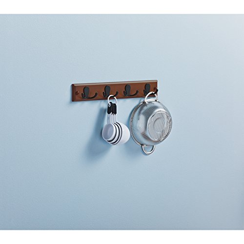 Franklin Brass R37592K-Csi-R Double Prong Robe Hook Rack, 16 In. Cocoa & Soft Iron #TOP1