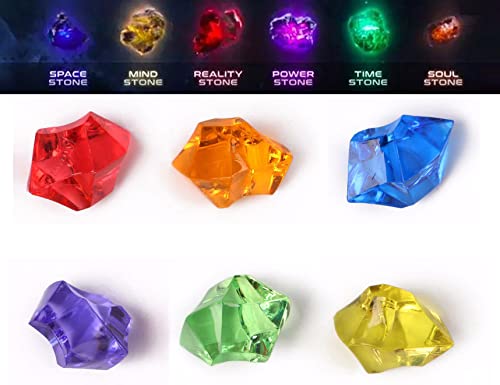 Wireless Induction Infinity Gem Led, The Best Thanos With Diy Stones Infinity War Stone Light Up Magnets Time Marvel Integrity Gem Props For Cosplay Ring Action Figure #TOP1