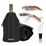 Apertura sin esfuerzo; el sacacorchos profesional de dos tiempos permite extraer corchos suavemente; pensado para quienes buscan comodidad al abrir botellas en celebraciones o comidas familiares