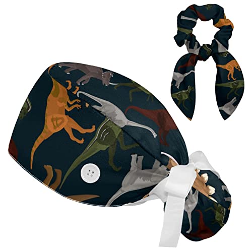 Bonnet bouffant à nouer avec nœud à cheveux réglable pour un confort de travail optimal