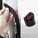 MQXBO Car Door Edge Weatherstrip B Pillar Car Seal Strip Waterproof Anti-Scratch Protector Rubber Soundproof Dustproof Sealing