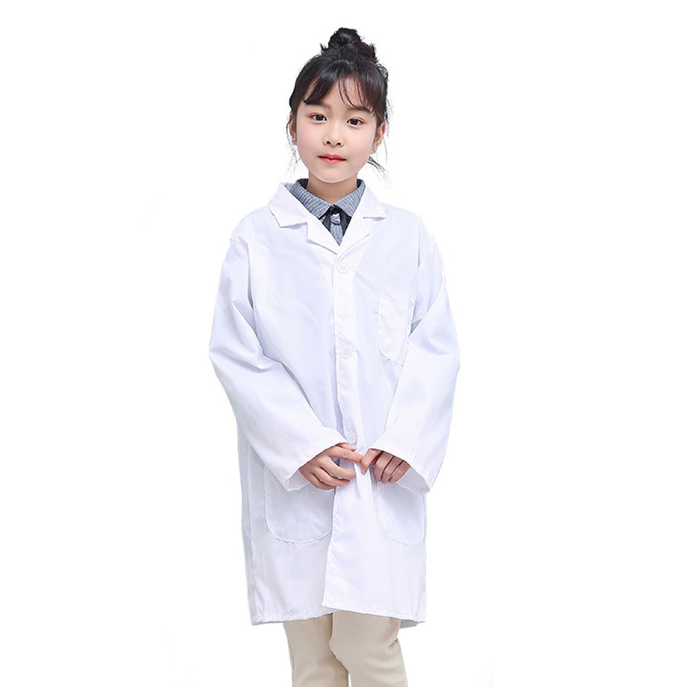 Children's White Coat Laboratory White Coat Children's Daily Role Playing Clothing