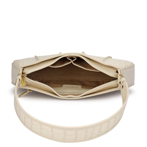 Image of Da Milano Leather Shoulder Bag for Women (01908OL)