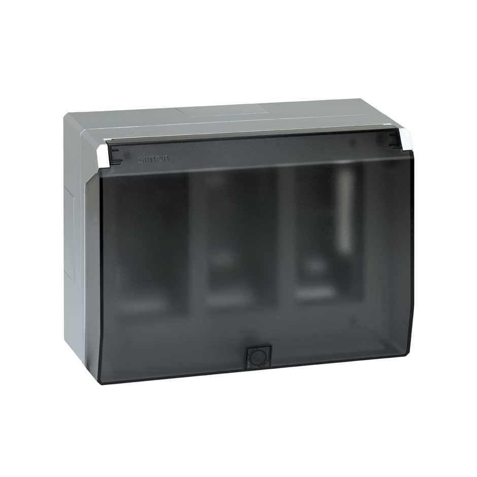 Boîtier saillie 3 modules aluminium pour ajouter des prises sans encastrer