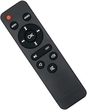 AWO Replacement Remote Control Compatible for AuKing M8-F for TMY Projector V08 V28 V68 V78 V88 PT-06 for PANSEBA HI-04 for NISOO M10 DR.J Professional Mini AK-40 AK-30 AK-50 PJ0911 Mini Projectors