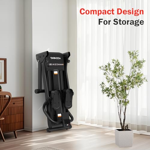 Image of YCCHENG Magnetic Stair Stepper with 16-Level Adjustable Resistance,Stair Vertical Climber with Led Screen for Home Gym, Foldable Stairmaster Machine with 350LBS Capacity