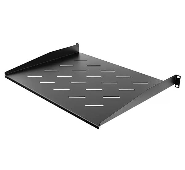 TECHTOO Rack Shelf Vented Cantilever Universal Shelves - 16" Deep for 19” Equipment Carbinet Tray Rack Server Rack - Heavy-Duty 1.2mm Cold Rolled Steel 60lbs Capacity (1U-16inch) by TECHTOO - Used condition - Image 2