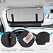 Sun Visor Extender for Car, Anti Glare Car Sunshade Blocker Extension Attachment with Adjustable PC Lens Blocks UV & Sunlight for Short People Driver, Safe Driving
