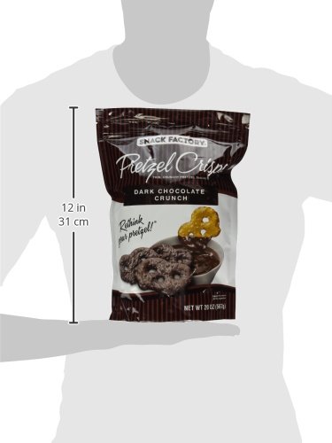 Pretzel Crisps Dark Chocolate Crunch (Pack of 2)