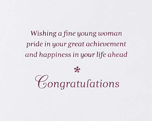 Image of Papyrus Bat Mitzvah Card (Fine Young Woman) (Pack of 2)