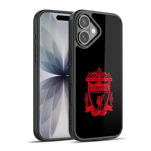 Coque gel renforcée compatible iPhone 17 Liverpool Football Club Noir 2 Crête