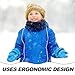 Kisangel Lost Glove Holder Lanyard Mittens Rope for Winter Durable Neck Strap to Prevent Lost Gloves for Boys and Fits All