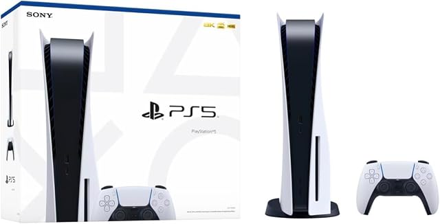 Sony Playstation 5 Disc Edition 825GB Gaming Console 1 Wireless Dual Charger Dock Controller for PS5 Renewed