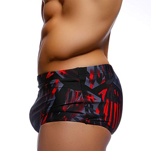 UXH Men Push-Up Pad Swimming Briefs Padded Enlarge Sexy Swimwear Sunbath Surf Beach Shorts2
