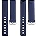 Wepro Waterproof Bands Compatible with Fitbit Charge 4 / Charge 3 / Charge 3 SE for Women Men, 3-Pack Replacement Wristbands for Fitbit Charge 3 / Charge 4, Small, Black, Navy Blue, Plum