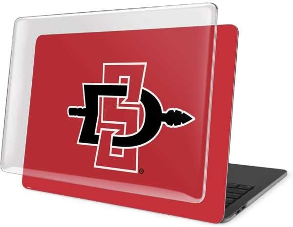 Skinit Case + Skin Compatible with MacBook Pro 15in (2016-19) - Officially Licensed Aztecs Red Logo Design