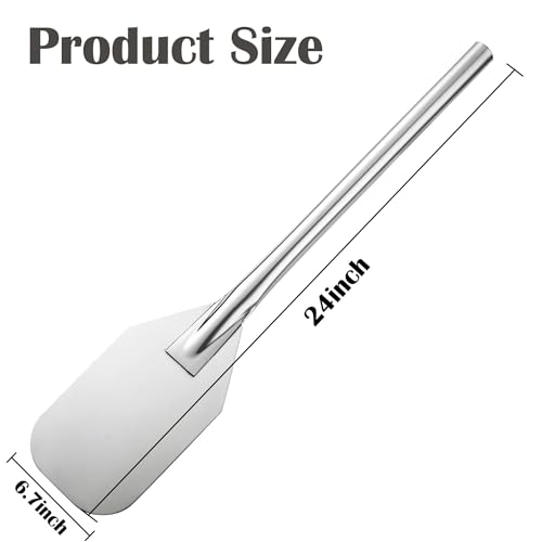 image for Vivicreate 24 Inch Stainless Steel Crawfish Paddle Mixing Paddle for S