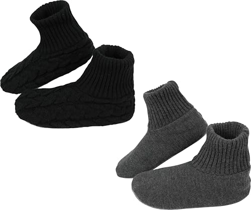 Image of BenSorts Fuzzy Slipper Socks for Women Non Slip House Socks with Grips