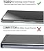 TOZO for Samsung Galaxy Note 10 Plus Screen Protector Glass [ 3D Full Frame ] Premium Tempered 9H Hardness Super Easy Apply for Samsung Galaxy Note 10+ 5G work with most case (Black Edge)