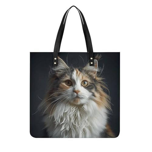 Sac fourre-tout de voyage imperméable pour femme : grand sac à main en cuir blanc 39x39cm